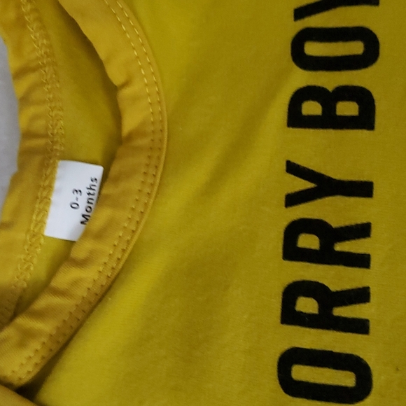 3 piece sunflower infant outfit. - Picture 3 of 5